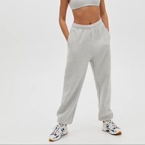 Aritzia TNA Cozy Fleece Mega Sweatpant Grey